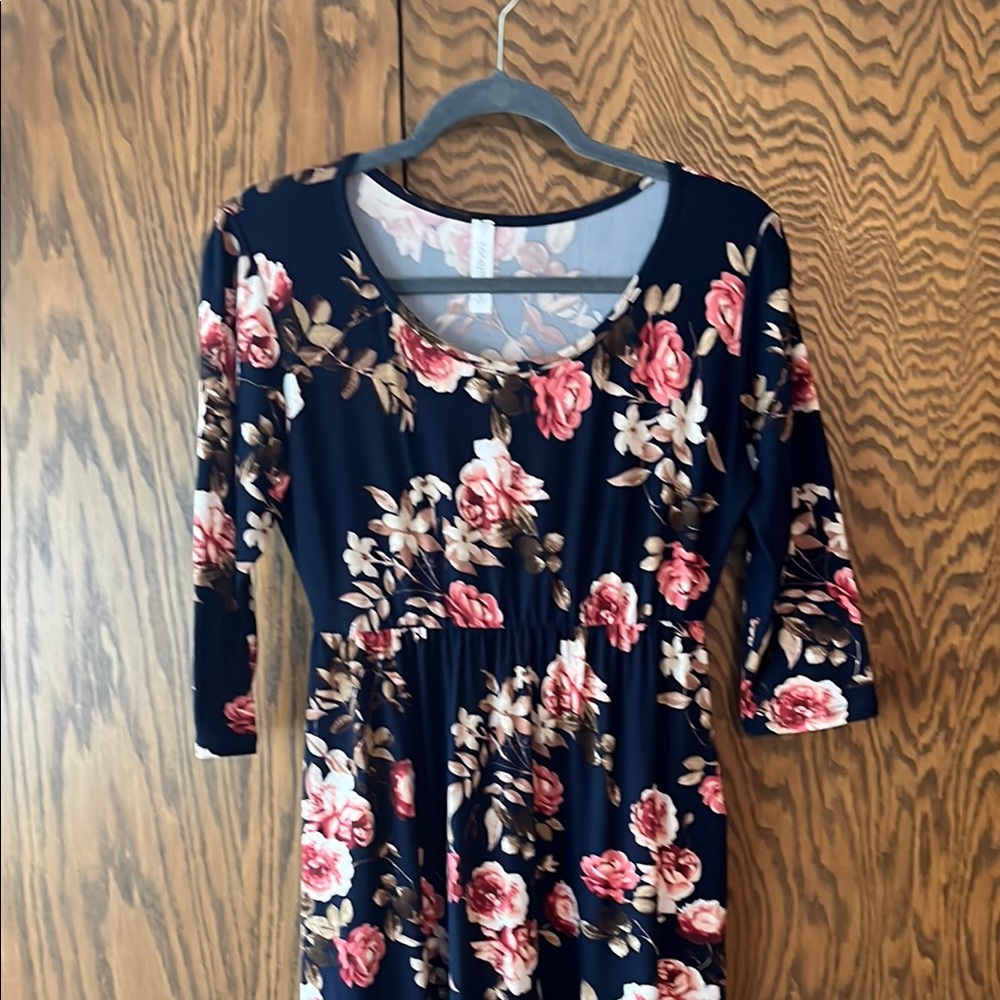 Honeyme Floral Midi Dress